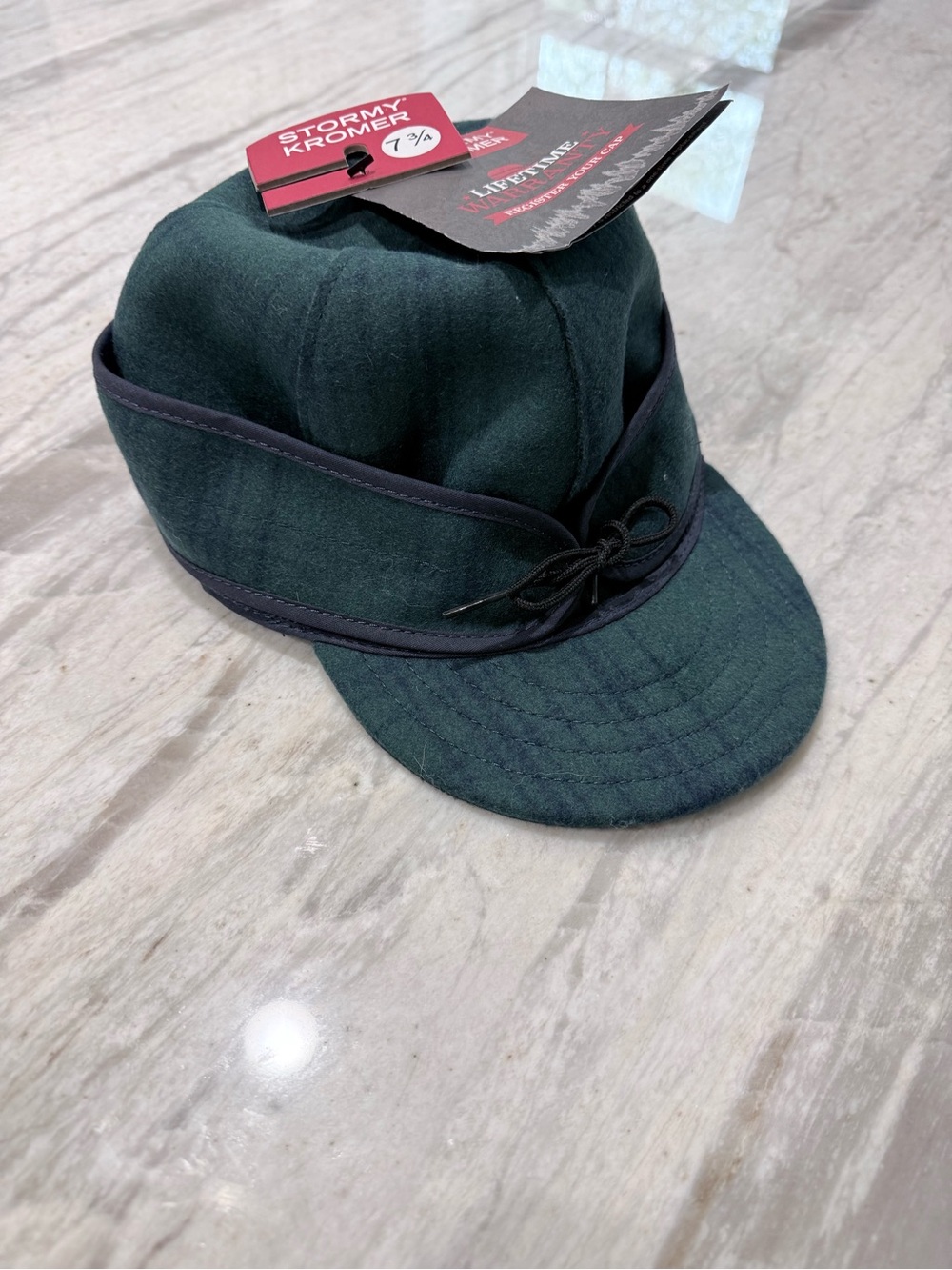 Stormy Kromer: Green Wool Cap, NWT